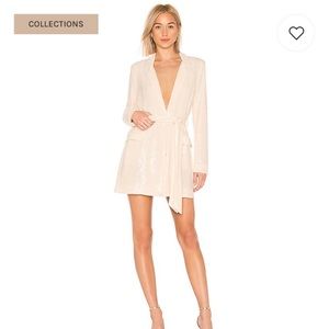 LPA Eleanora Sequin Belted Dress